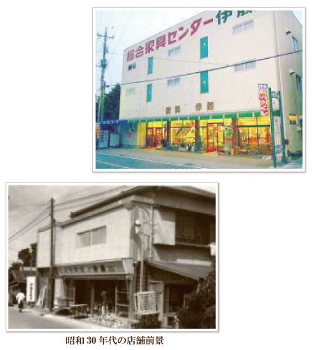 昭和30年代の店舗前景